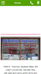 Mobile Screenshot of bubbasappliances.com